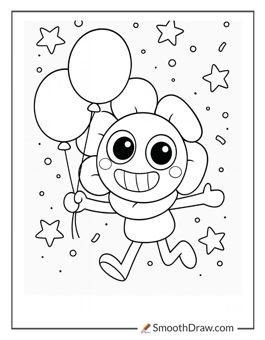dandys world coloring pages