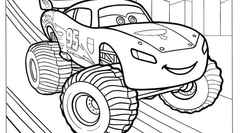 26 Lighting McQueen Coloring Pages Free PDF Printables