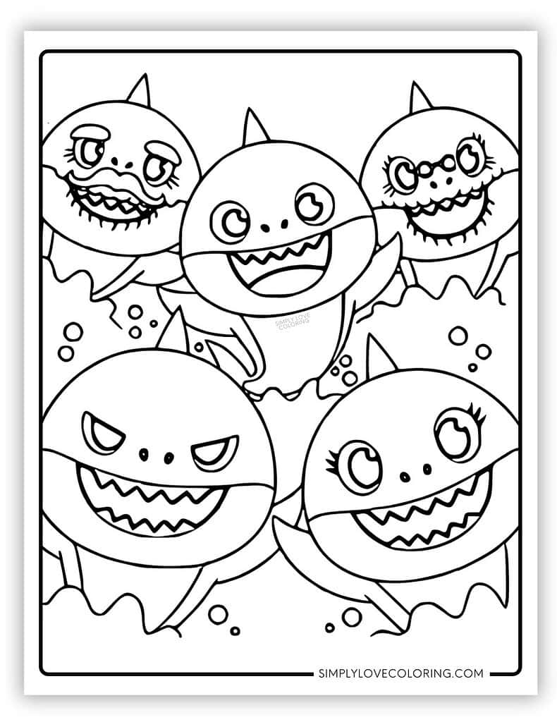 27 Baby Shark Coloring Pages Free PDF Printables Simply Love Coloring 27 Baby Shark Coloring Pages Free PDF Printables Simply Love Coloring