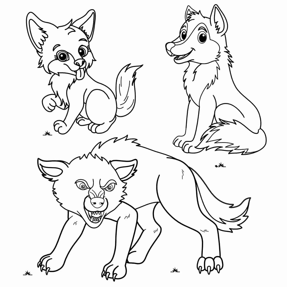 coloring pages of wolves coloring pages of wolves