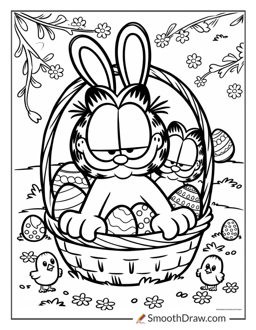 garfield coloring pages