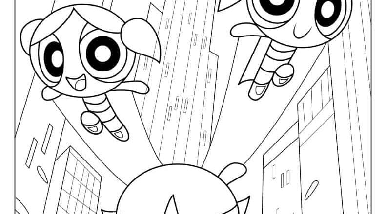 28 Powerpuff Girls Coloring Pages Free PDF Printables