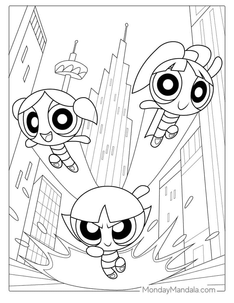 28 Powerpuff Girls Coloring Pages Free PDF Printables 28 Powerpuff Girls Coloring Pages Free PDF Printables