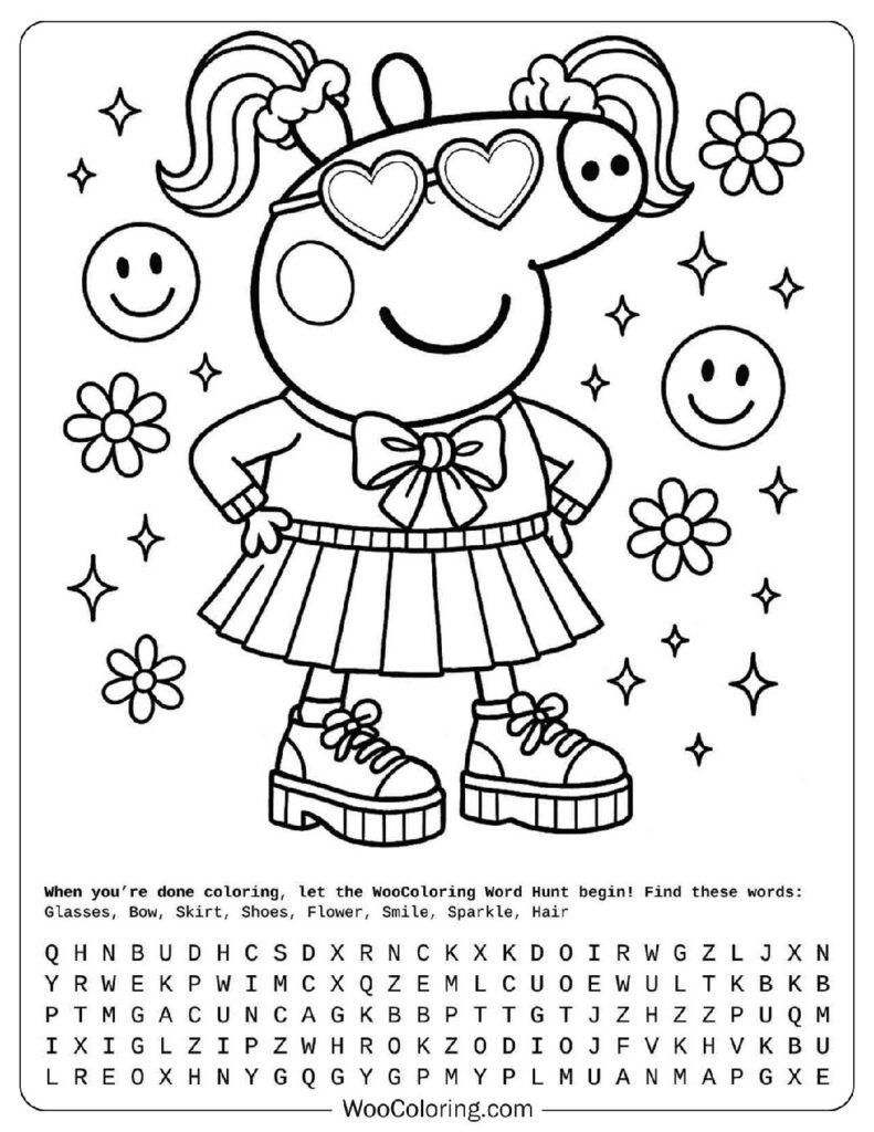 28 Preppy Coloring Pages Free PDF To Print Woo Coloring