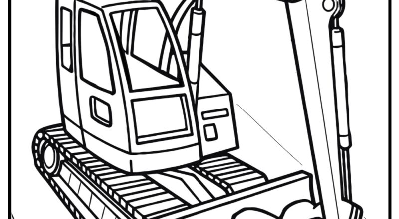 29 New Excavator Coloring Pages 100 Free To Print