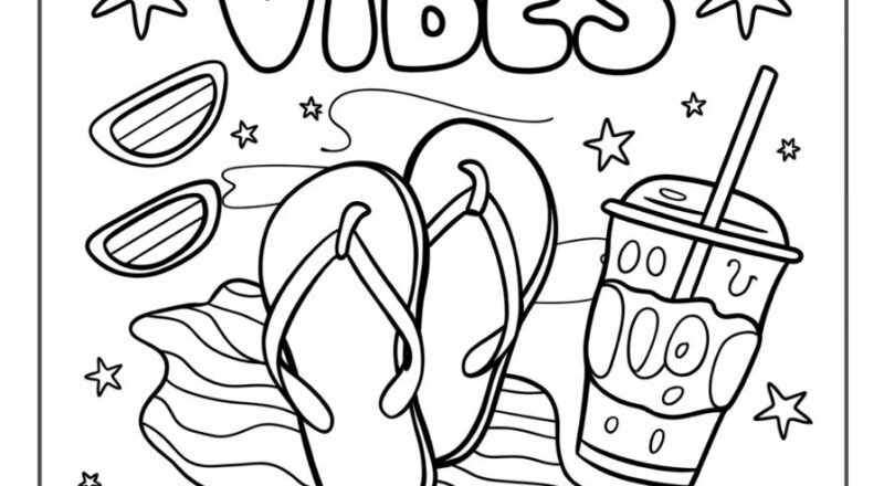29 Summer Coloring Pages Smooth Draw