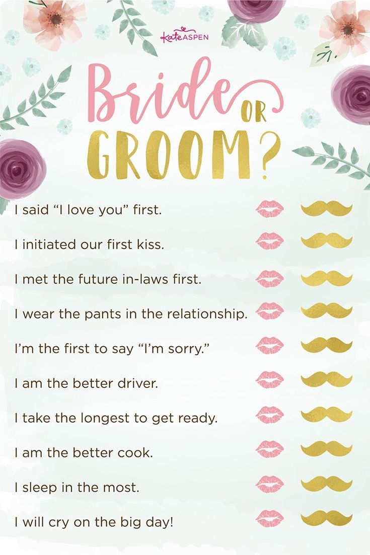 3 Exciting Bridal Shower Games Printables 3 Exciting Bridal Shower Games Printables