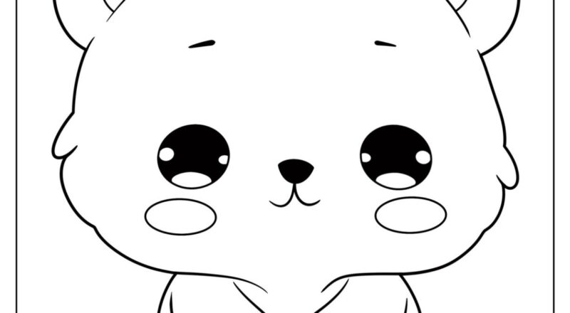 30 Bear Coloring Pages Free PDF Printables