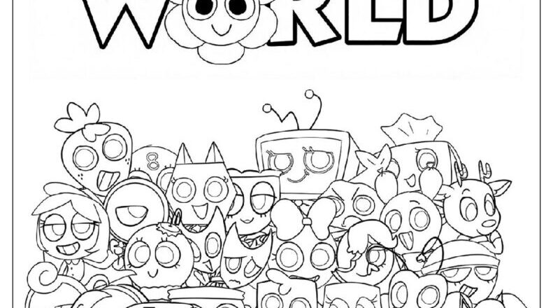 30 Dandy s World Coloring Pages Free PDF To Print Woo Coloring