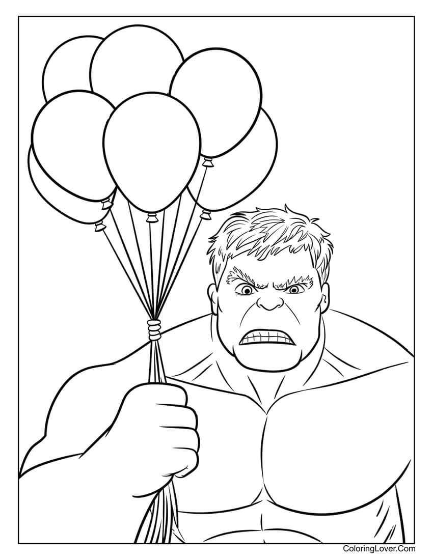hulk coloring pages