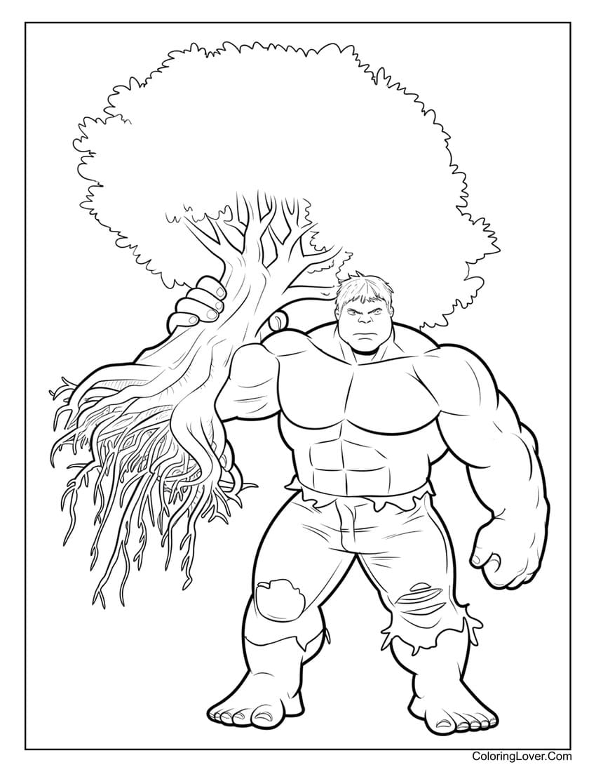 30 Hulk Coloring Pages Free Printables For All Ages 30 Hulk Coloring Pages Free Printables For All Ages