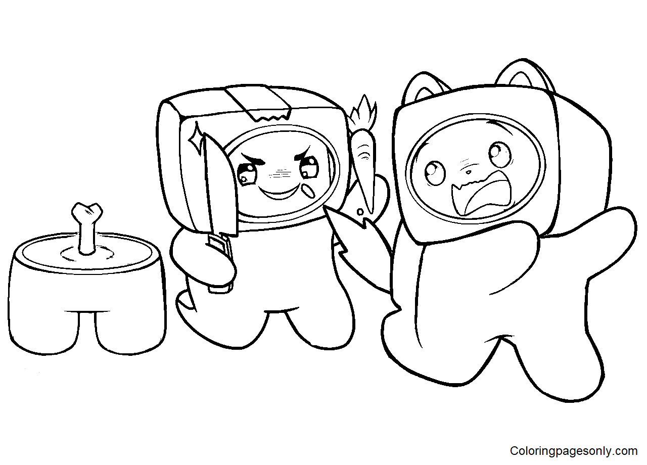 Lankybox Coloring Pages Matthias Printable