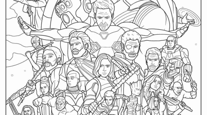 30 Marvel Avengers Coloring Pages Free PDF Printables