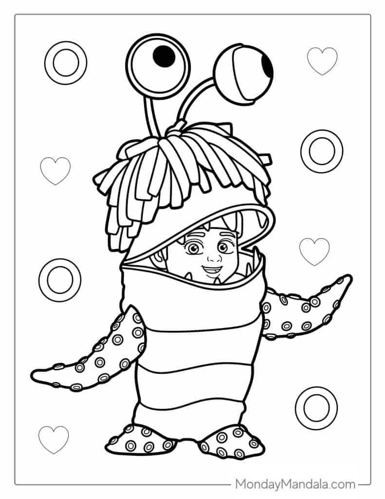 30 Monsters Inc Coloring Pages Free PDF Printables 