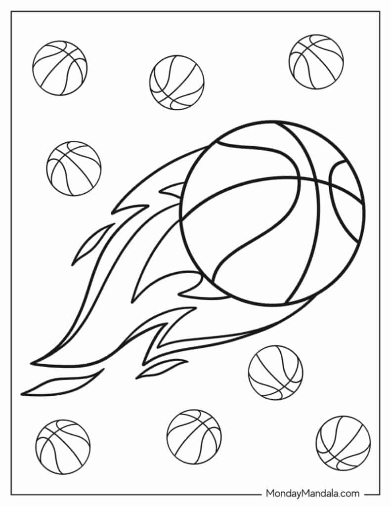 basketball coloring pages basketball coloring pages