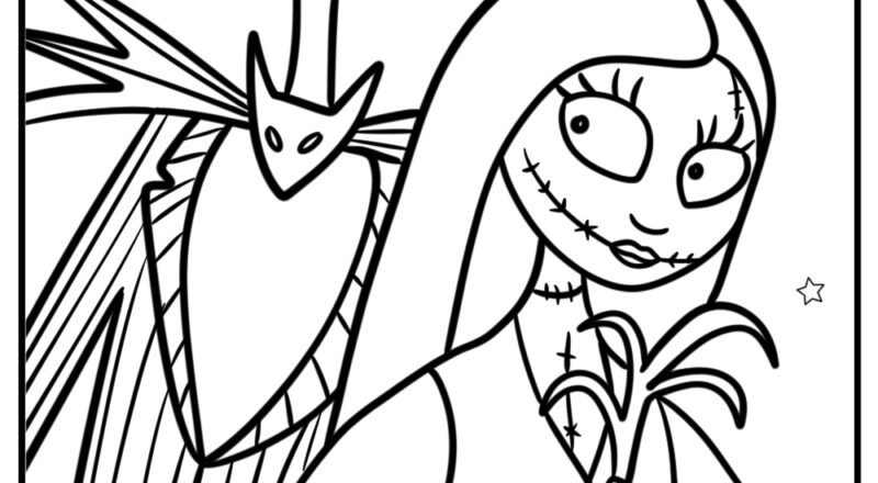 30 Nightmare Before Christmas Coloring Pages Free To Print