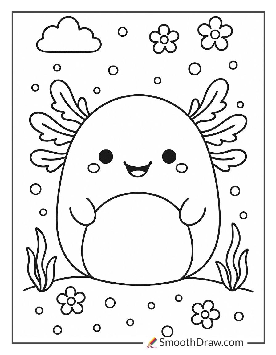 squishmallow coloring page