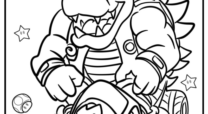 31 Bowser Coloring Pages 100 Free To Print
