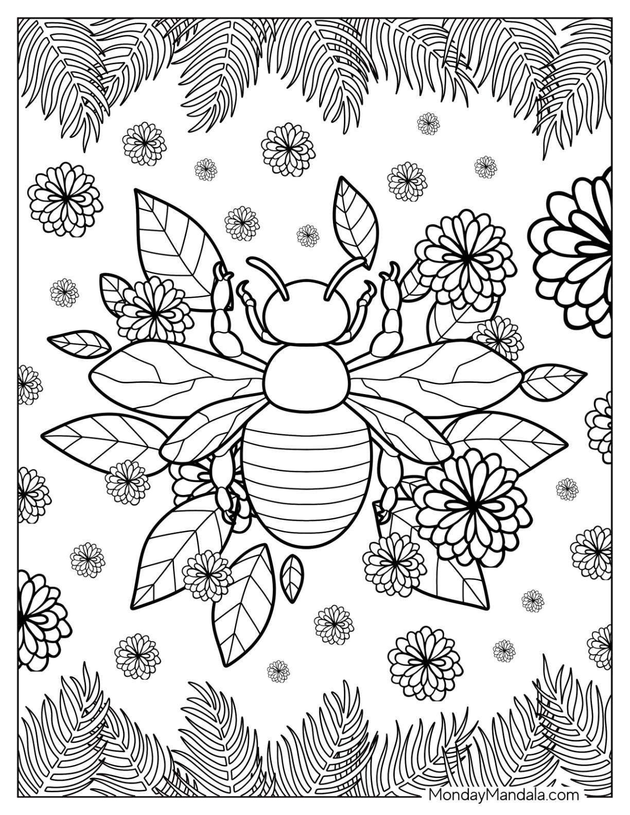 32 Bee Coloring Pages Free PDF Printables 32 Bee Coloring Pages Free PDF Printables