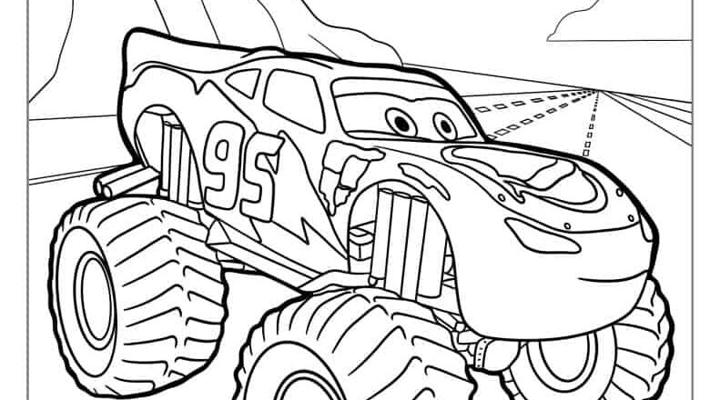 32 Monster Truck Coloring Pages Free PDF Printables