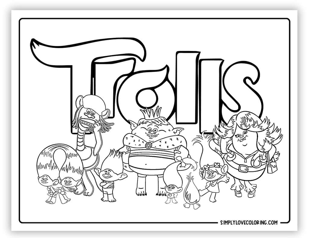 32 Trolls Coloring Pages Free PDF Printables Simply Love Coloring 32 Trolls Coloring Pages Free PDF Printables Simply Love Coloring