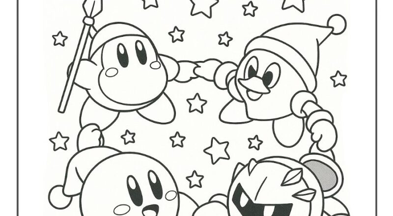 34 Kirby Coloring Pages Free PDFs Smooth Draw