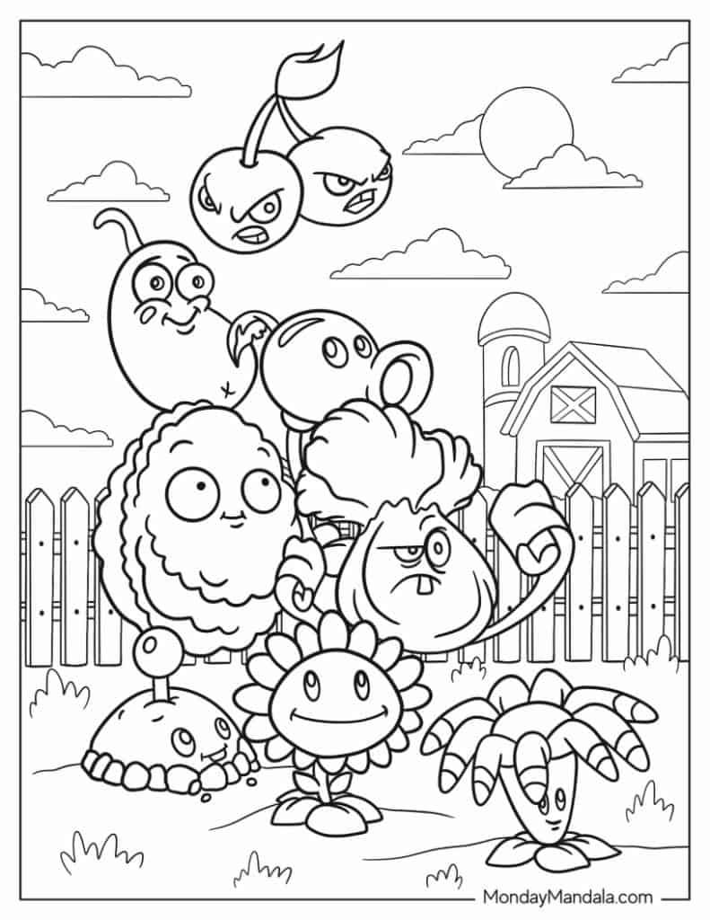 34 Plant Vs Zombies Coloring Pages Free PDF Printables 34 Plant Vs Zombies Coloring Pages Free PDF Printables