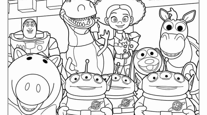 34 Toy Story Coloring Pages Free PDF Printables
