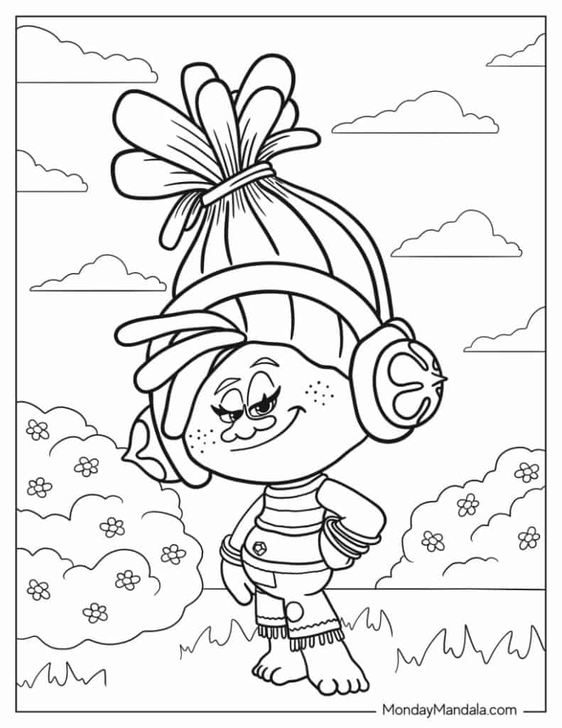 trolls coloring pages trolls coloring pages