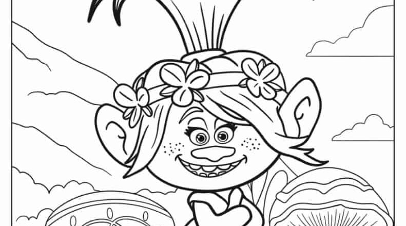 34 Trolls Coloring Pages Free PDF Printables