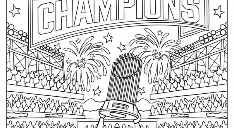 35 Baseball Coloring Pages Free PDF Printables