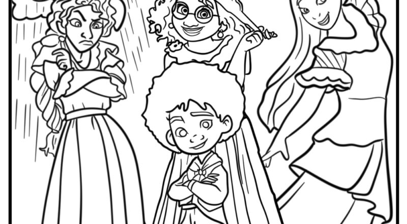 35 Encanto Coloring Pages Printable Free PDF Sheets