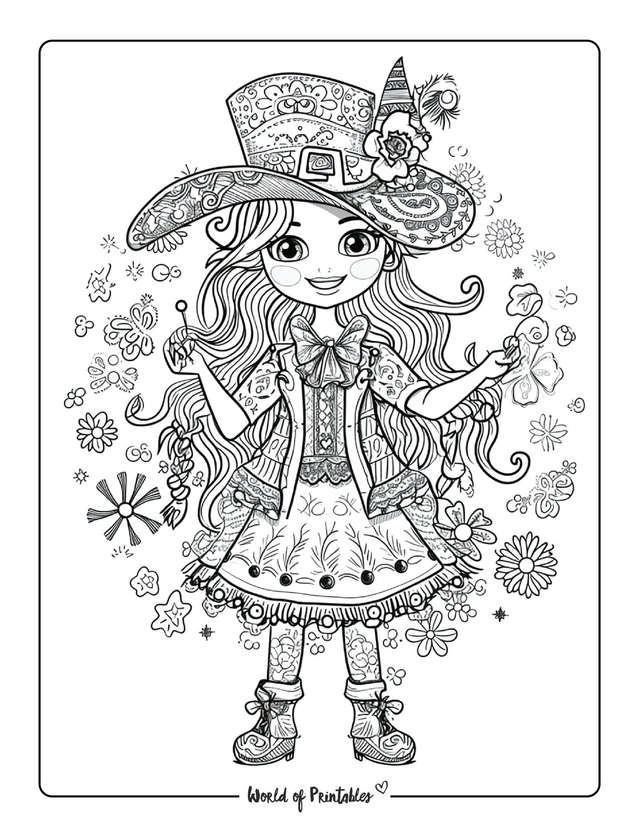 35 Printable Leprechaun Coloring Pages Happier Human
