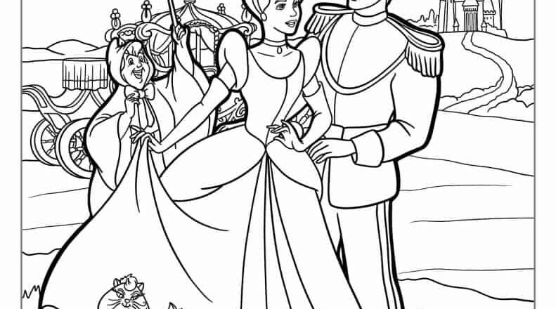 36 Cinderella Coloring Pages Free PDF Printables