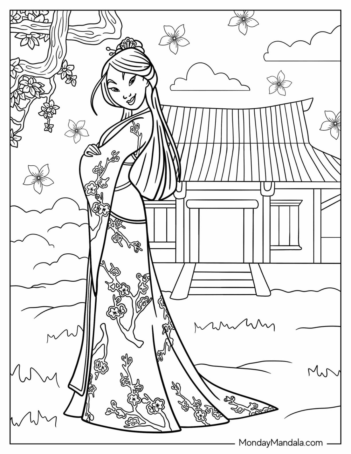 36 Disney Princess Coloring Pages Free PDF Printables 36 Disney Princess Coloring Pages Free PDF Printables