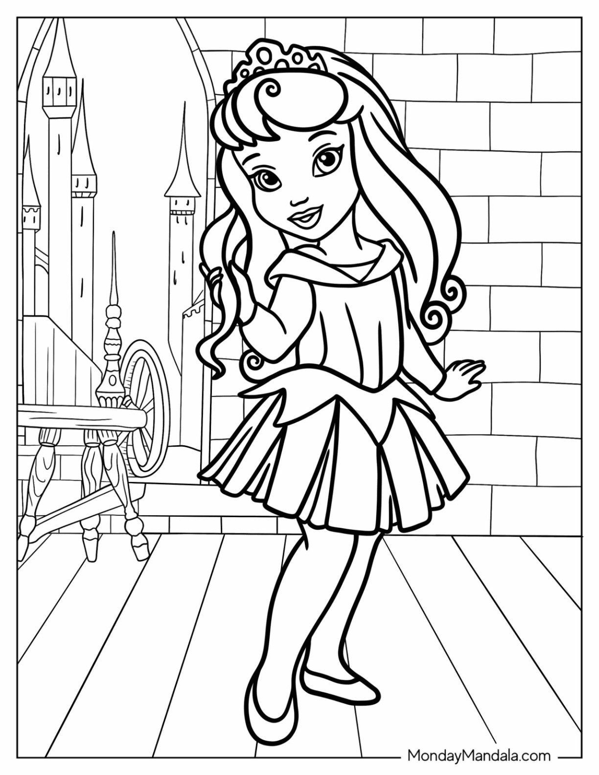free princess coloring pages printable