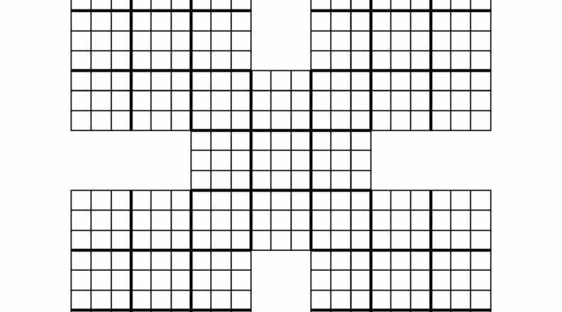 36 FREE Samurai Sudoku Printable Puzzles PDF
