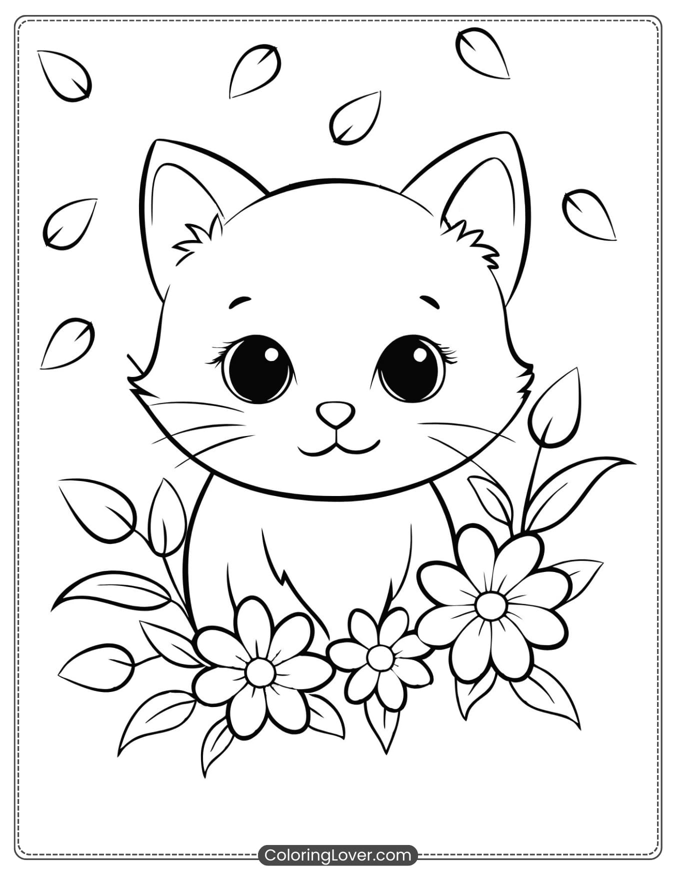 cute kitten coloring pages cute kitten coloring pages