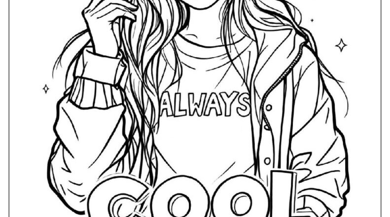 38 Cool Coloring Pages Free PDF To Print Woo Coloring
