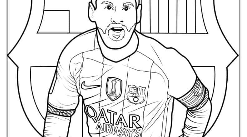 38 Lionel Messi Coloring Pages Free PDF Printables