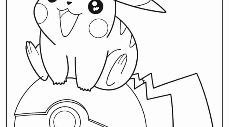 38 Pikachu Coloring Pages Free PDF Printables
