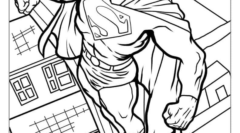 38 Superman Coloring Pages Free PDF Printables