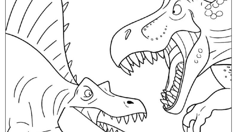 38 T Rex Coloring Pages Free PDF To Print Woo Coloring