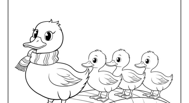 39 Duck Coloring Pages Free Printables For All Ages
