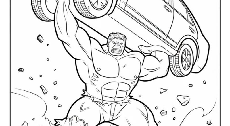 39 Hulk Coloring Pages Free Printables
