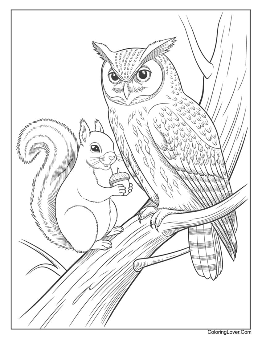 39 Owl Coloring Pages Free Printables For All Ages 