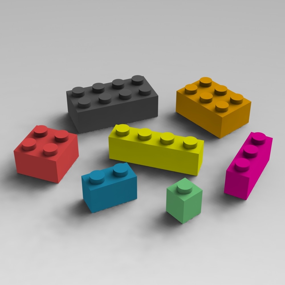 3D Printable Lego Bricks By Don Heuts