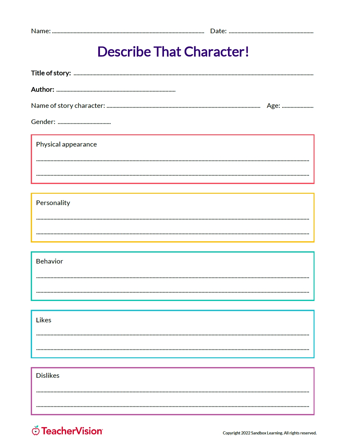 writing for 3rd graders worksheets