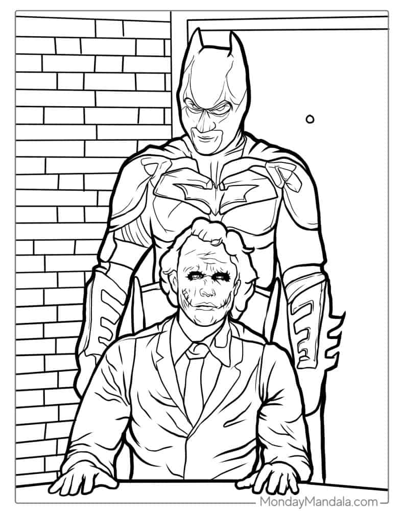 40 Batman Coloring Pages Free PDF Printables 