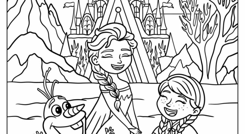 40 Elsa Coloring Pages Free PDF Printables